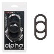  Alpha Liquid Silicone Commander Ring - Black